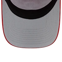 Men's New Era Red Philadelphia Phillies Side Script 9FORTY A-Frame Trucker Adjustable Hat