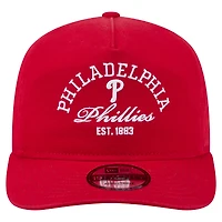 Men's New Era Red Philadelphia Phillies Stacked 19TWENTY Adjustable Hat