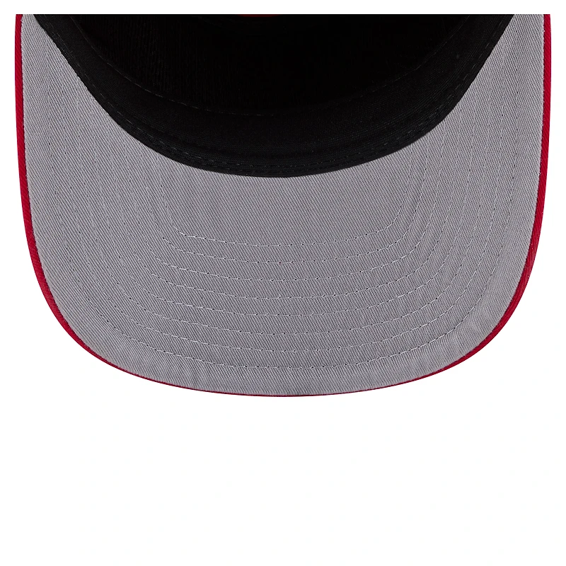 Men's New Era Red Philadelphia Phillies Stacked 19TWENTY Adjustable Hat