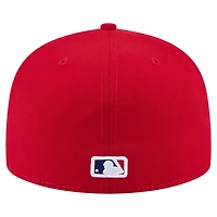 Casquette ajustée 59FIFTY rouge Philadelphia Phillies State Stitch de New Era pour homme