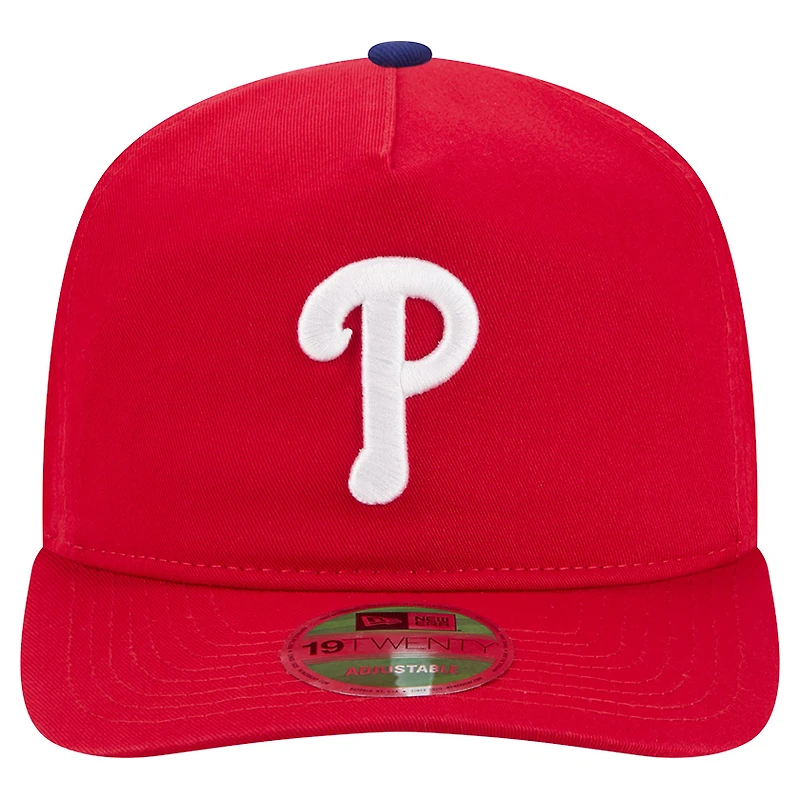 Men's New Era  Red Philadelphia Phillies Team 19TWENTY Adjustable Hat