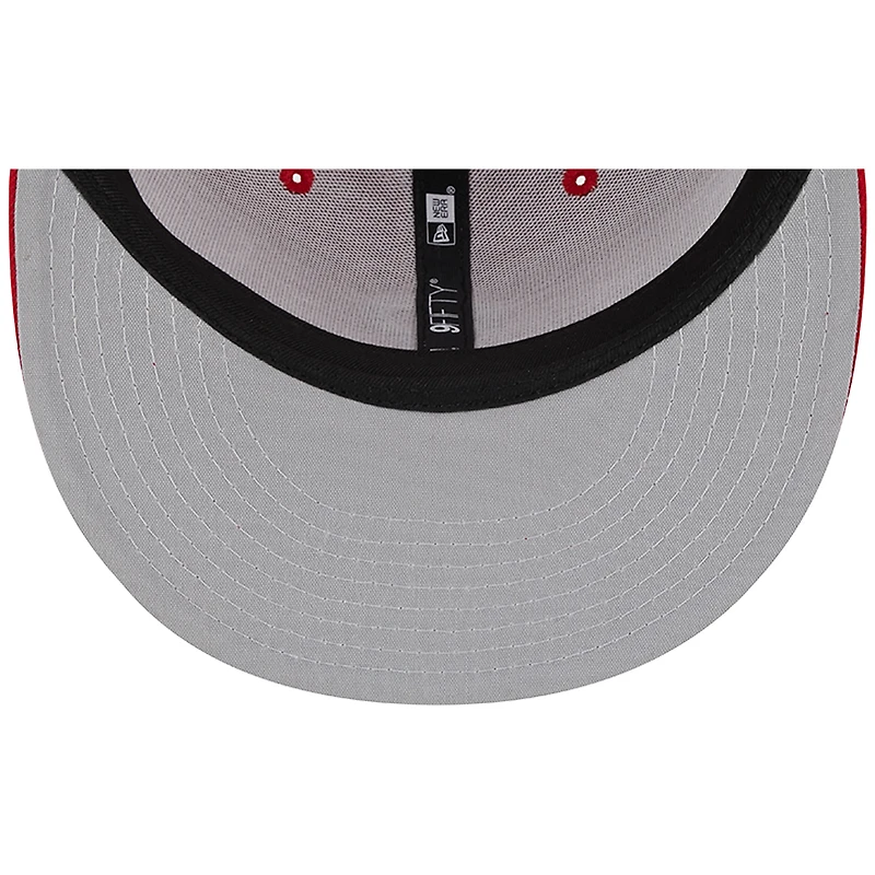 Casquette Snapback 9FIFTY Team Color des Phillies de Philadelphie rouge New Era pour homme