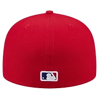 Casquette ajustée 59FIFTY rouge des Phillies de Philadelphie pour homme New Era