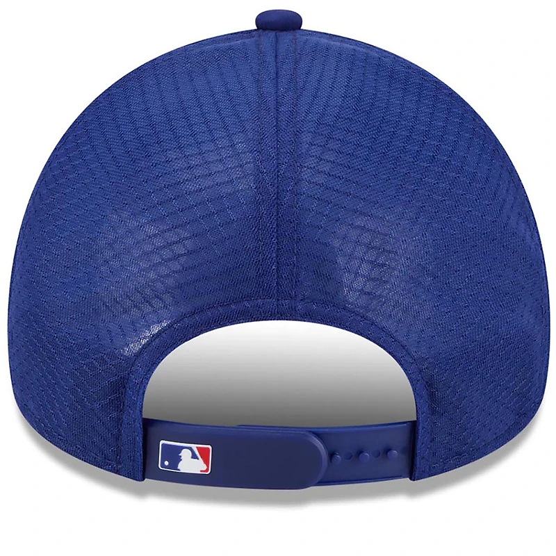 Casquette trucker ajustable New Era Royal Philadelphia Phillies 2026 pour homme, modèle Apex 9FORTY.