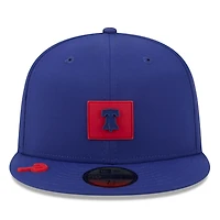 Men's New Era Royal Philadelphia Phillies 2026 Clubhouse Alternate 59FIFTY Fitted Hat