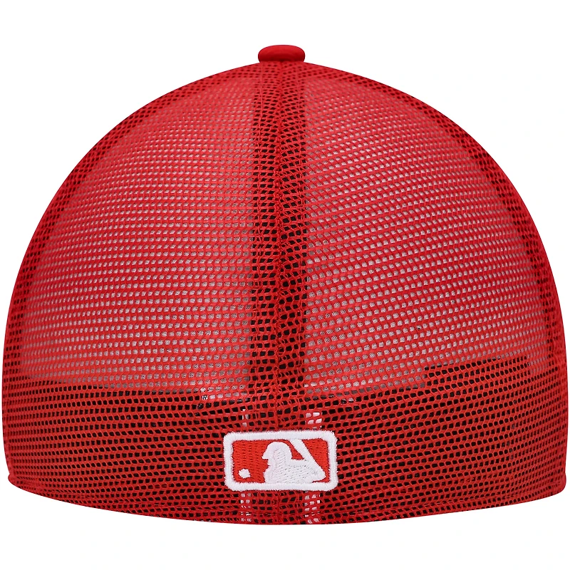 Men's New Era White/Red Philadelphia Phillies 2023 On-Field Batting Practice Low Profile 59FIFTY Fitted Hat