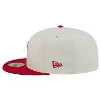 Men's New Era White/Red Philadelphia Phillies Blossom 59FIFTY Fitted Hat