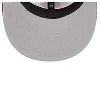 Casquette ajustée New Era 59FIFTY blanche/rouge pour homme des Phillies de Philadelphie