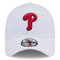 Men's New Era White Philadelphia Phillies 39THIRTY Flex Hat