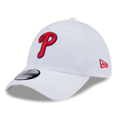 Men's New Era White Philadelphia Phillies 39THIRTY Flex Hat