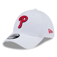 Men's New Era White Philadelphia Phillies 39THIRTY Flex Hat