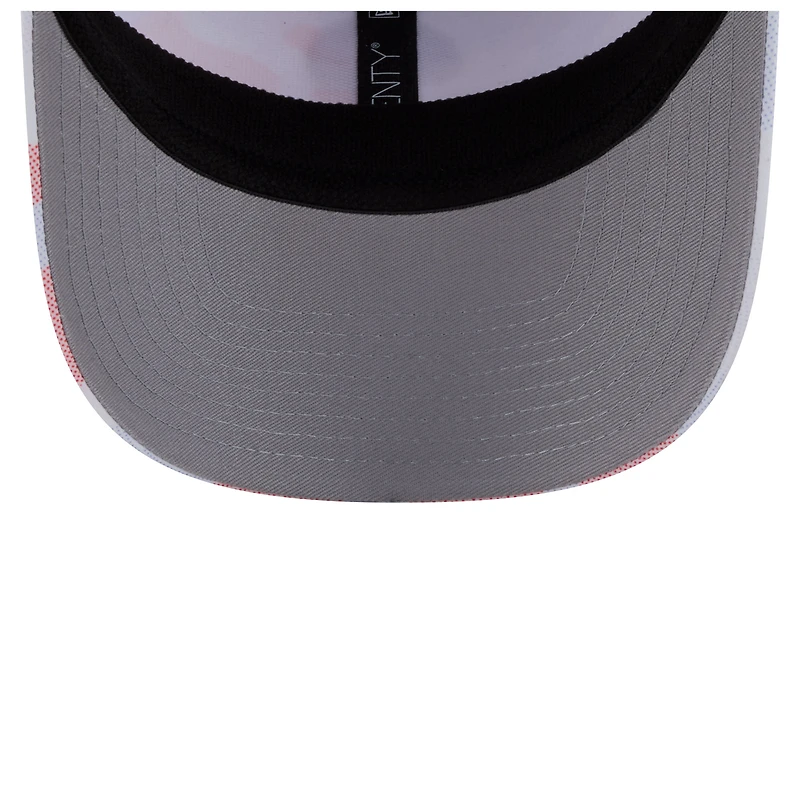 Casquette ajustable New Era blanche Philadelphia Phillies Camo Rope 9SEVENTY pour homme