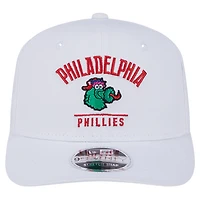 Men's New Era White Philadelphia Phillies City Arch Phanatic 9SEVENTY Stretch-Snap Adjustable Hat