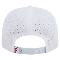 Casquette ajustable New Era blanche COOLERA 9SEVENTY des Philadelphia Phillies pour homme