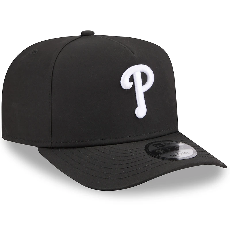 Men's New Era x GORE-TEX  Black Philadelphia Phillies A-Frame 9FIFTY Adjustable Hat
