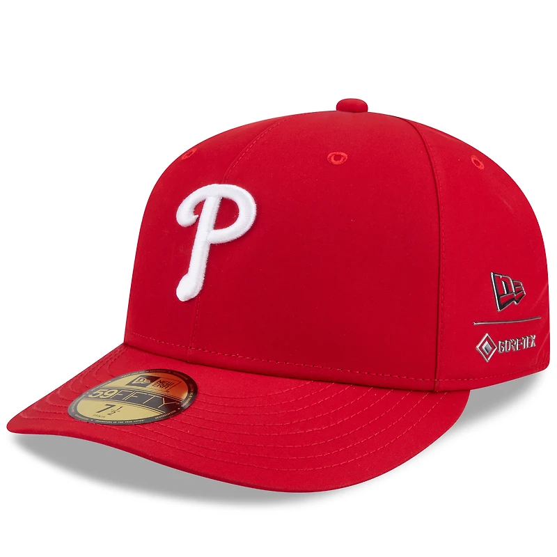 Men's New Era x GORE-TEX Red Philadelphia Phillies 59FIFTY Fitted Hat