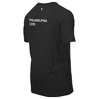 T-shirt noir New Era x j-FROST pour homme des Phillies de Philadelphie