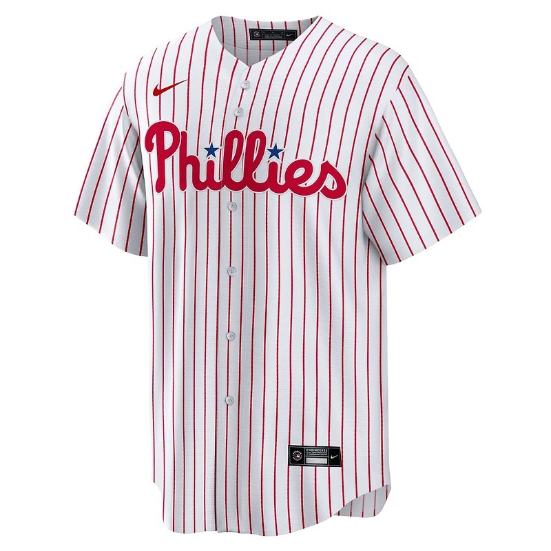 Maillot Nike Alec Bohm blanc réplique pour homme des Philadelphia Phillies