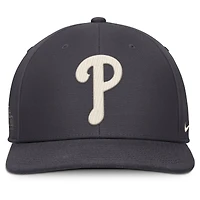 Men's Nike Anthracite Philadelphia Phillies Statement Pro Snapback Hat