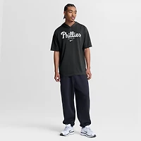 T-shirt à capuche Nike rouge Philadelphia Phillies pour homme, en mélange de trois matières.