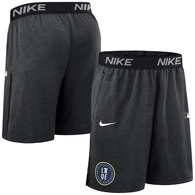 Men's Nike  Black Philadelphia Phillies Authentic Collection City Connect Performance Knit Shorts