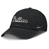 Men's Nike Black Philadelphia Phillies Camo Pack Club Adjustable Hat