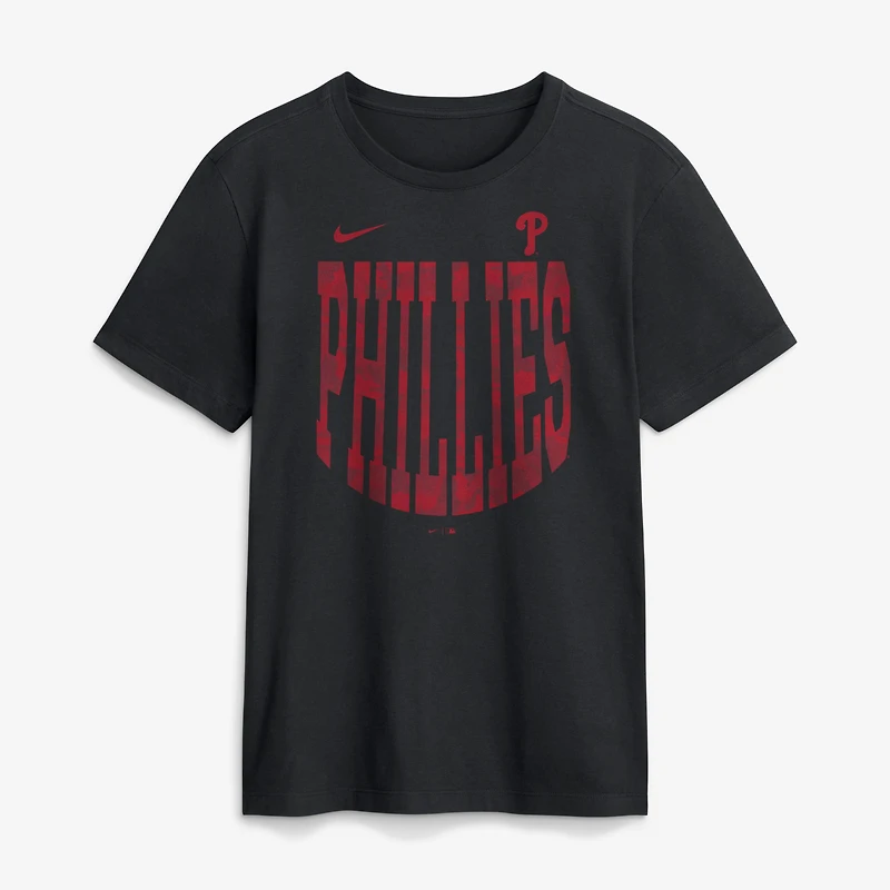 Men's Nike Black Philadelphia Phillies Camo Velocity Victor T-Shirt