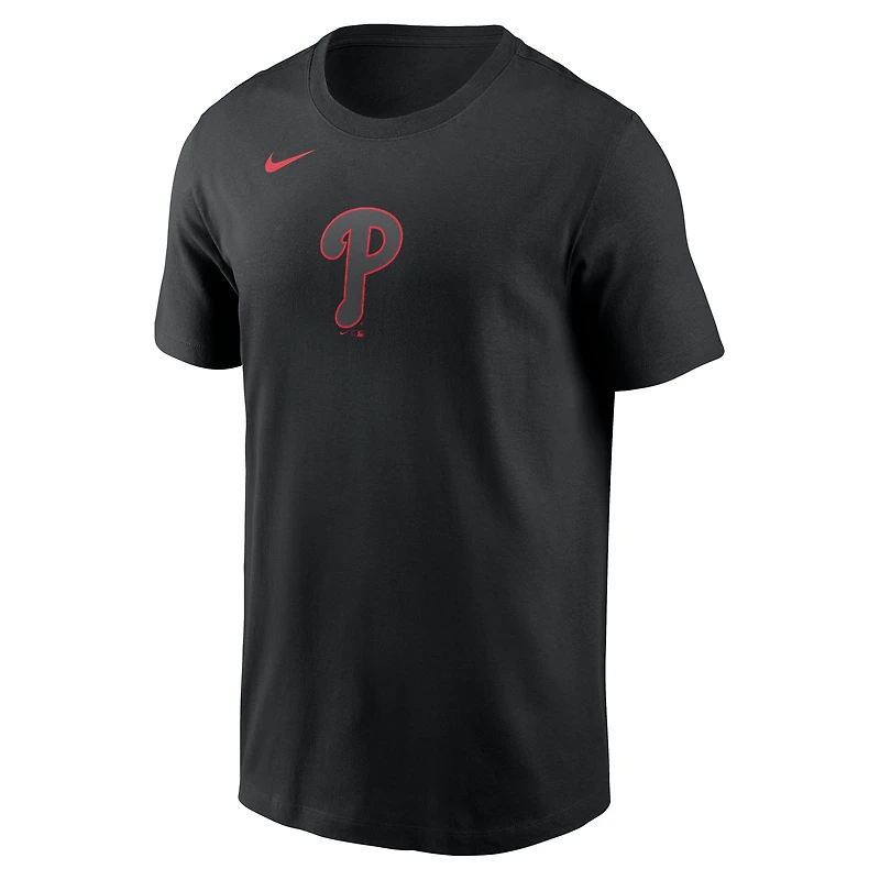 T-shirt Nike noir pour homme avec logo Color Pop des Philadelphia Phillies