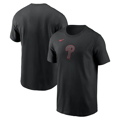 T-shirt Nike noir pour homme avec logo Color Pop des Philadelphia Phillies