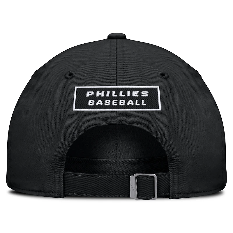 Men's Nike Black Philadelphia Phillies Primetime Club Adjustable Hat