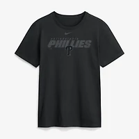 Men's Nike Black Philadelphia Phillies Tonal Club T-Shirt