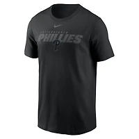 Men's Nike Black Philadelphia Phillies Tonal Club T-Shirt