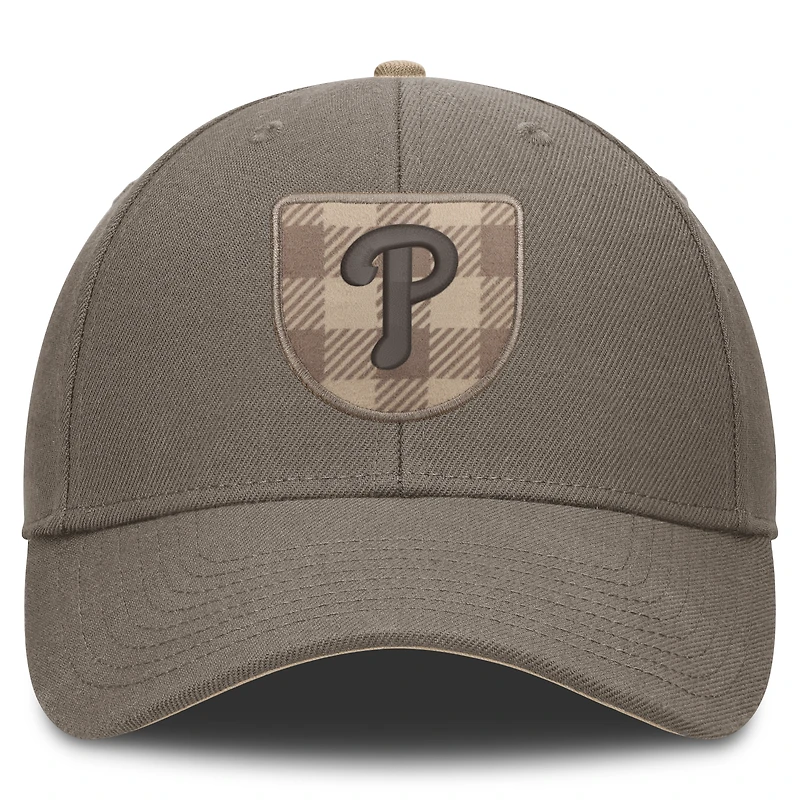 Men's Nike  Brown Philadelphia Phillies Statement Rise Adjustable Hat