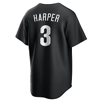 Maillot réplique Nike Bryce Harper noir des Phillies de Philadelphie pour homme