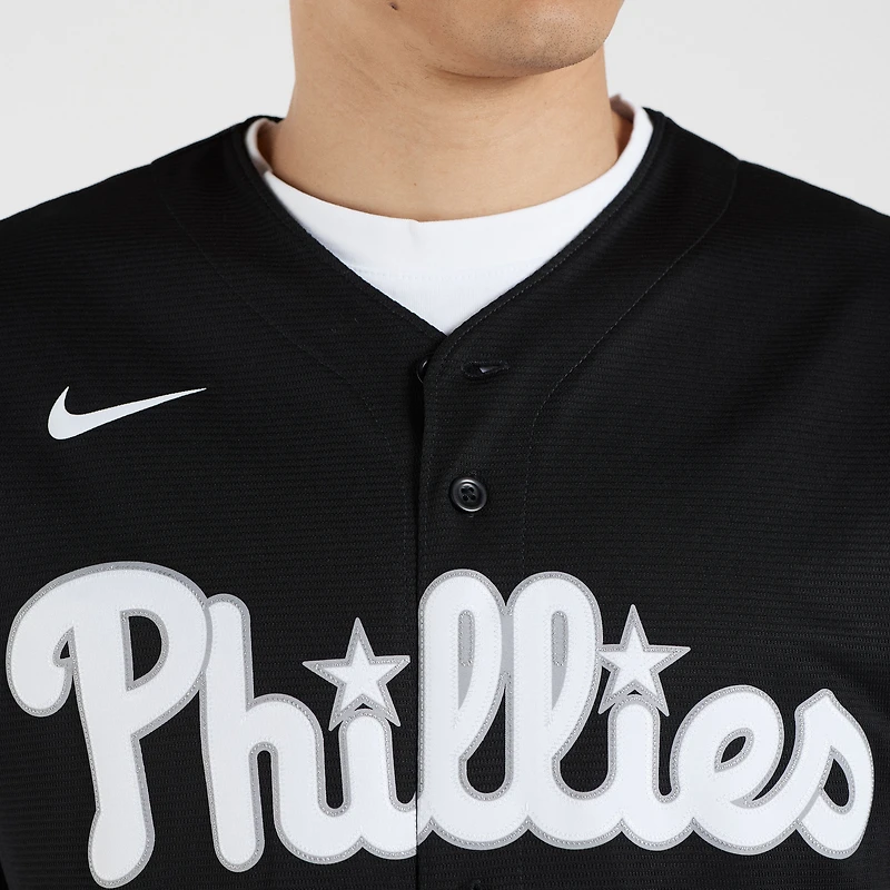 Maillot réplique Nike Bryce Harper noir des Phillies de Philadelphie pour homme