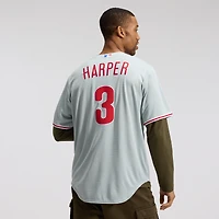 Maillot réplique Nike Bryce Harper gris Philadelphia Phillies pour homme