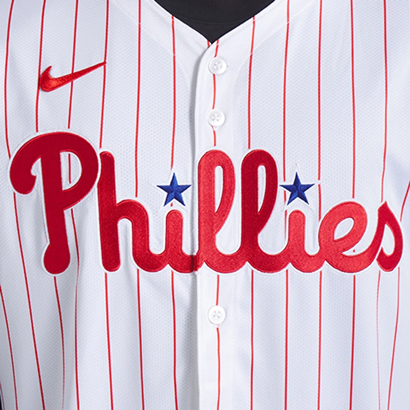 Men's Nike Bryce Harper White Philadelphia Phillies Home Elite Jersey