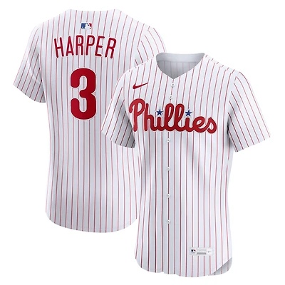Maillot Nike Bryce Harper blanc domicile Elite des Phillies de Philadelphie pour homme