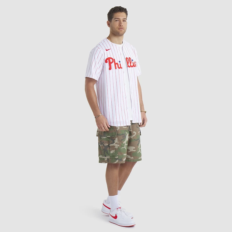 Maillot de joueur à domicile Nike Bryce Harper blanc Philadelphia Phillies pour homme