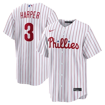 Maillot réplique domicile Nike Bryce Harper blanc des Phillies de Philadelphie pour homme