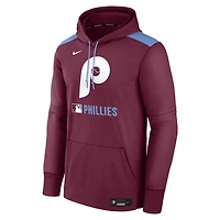 Men's Nike Philadelphia Phillies Authentic Collection Performance Pullover Hoodie