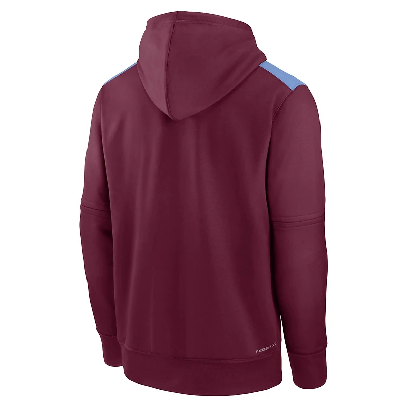 Men's Nike Philadelphia Phillies Authentic Collection Performance Pullover Hoodie