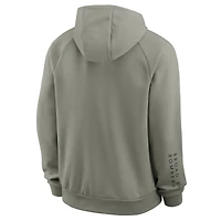 Men's Nike Gray Philadelphia Phillies Statement Primary Raglan Dri-FIT Hoodie