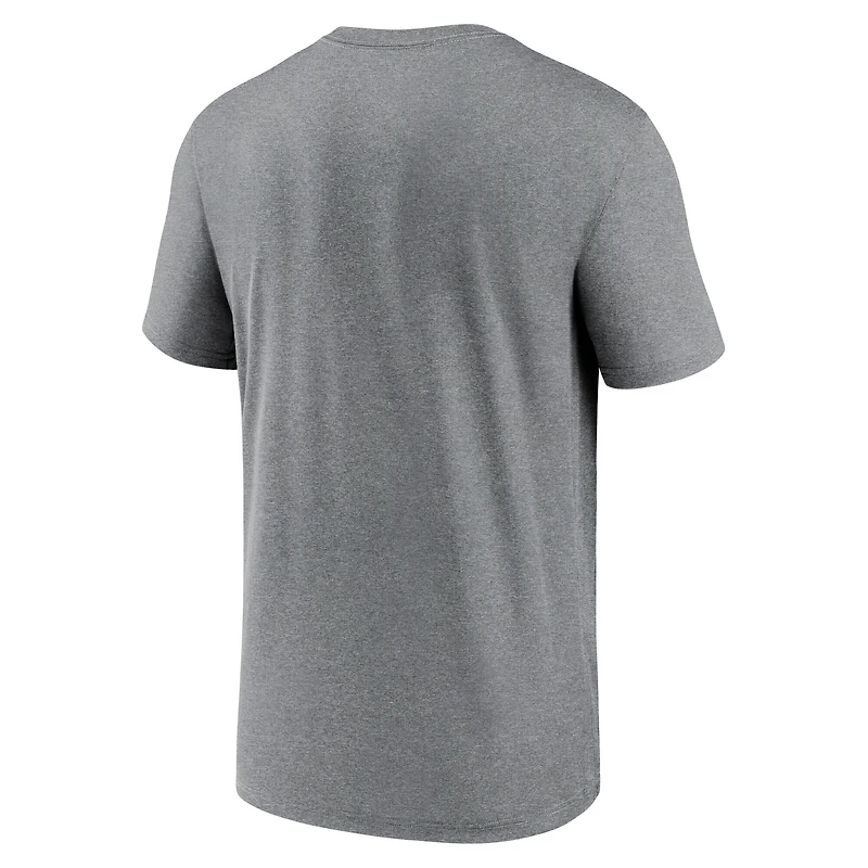 Men's Nike Heather Charcoal Philadelphia Phillies 2025 MLB Postseason Legend Dri-FIT T-Shirt