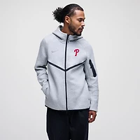Men's Nike  Heather Charcoal Philadelphia Phillies Tech Fleece Windrunner Full-Zip Hoodie Jacket
