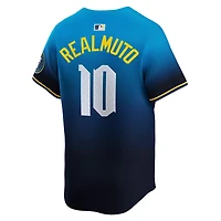 Maillot Nike J.T. Realmuto bleu marine pour homme des Philadelphia Phillies City Connect Limited