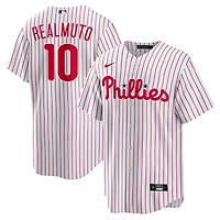 Men's Nike JT Realmuto White Philadelphia Phillies Home Replica Player Name Jersey
