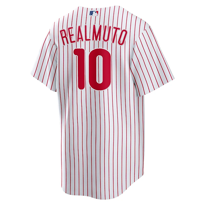 Men's Nike JT Realmuto White Philadelphia Phillies Home Replica Player Name Jersey