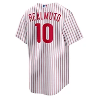 Men's Nike JT Realmuto White Philadelphia Phillies Home Replica Player Name Jersey