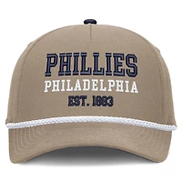 Men's Nike  Khaki Philadelphia Phillies Father's Day Rope Rise Adjustable Hat